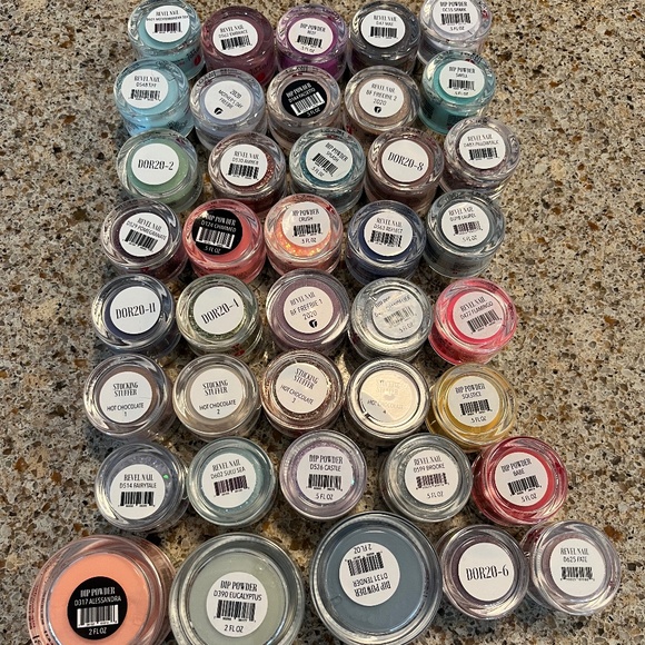 Revel Nail Dip Powders (97 total colors) Most unopened! - Picture 3 of 8